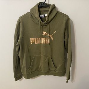 Olive Green PUMA Hoodie